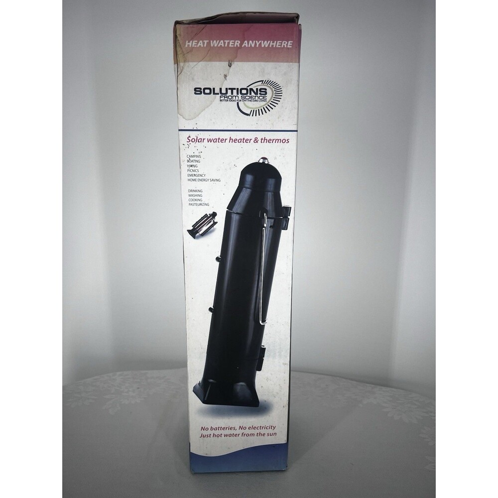 SunRocket Solar Water Heater Thermos 500mL Camping Emergency Solutions Science